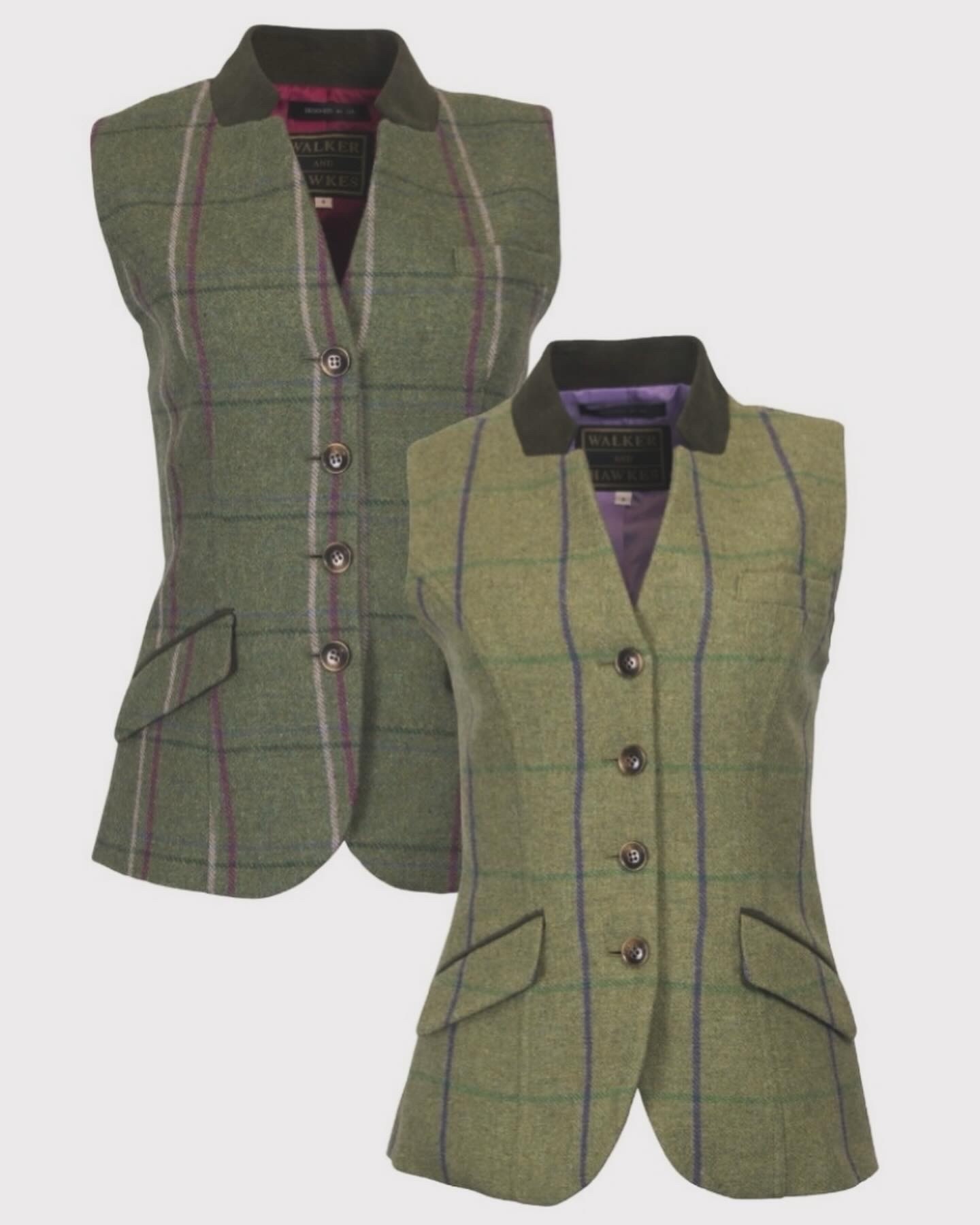 Ladies tweed waistcoat